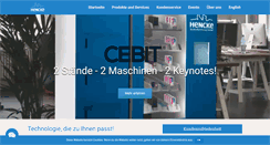 Desktop Screenshot of hencke.de